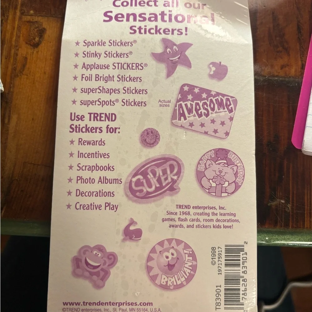 Vtg New Stinky Stickers Sweet Scents scratch & sniff Pack - 480 Count Rare
